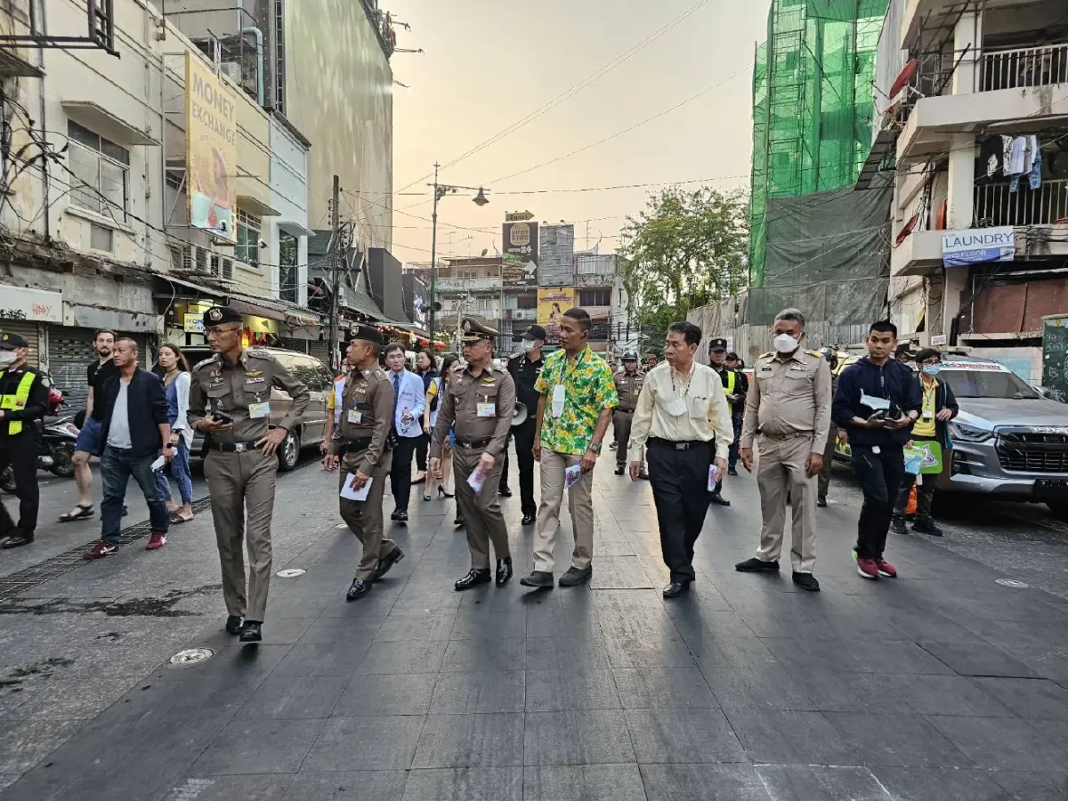 ตำรวจ-ผู้ประกอบการ ประชุมเตรียมพร้อมจัดสงกรานต์ ถนนข้าวสาร