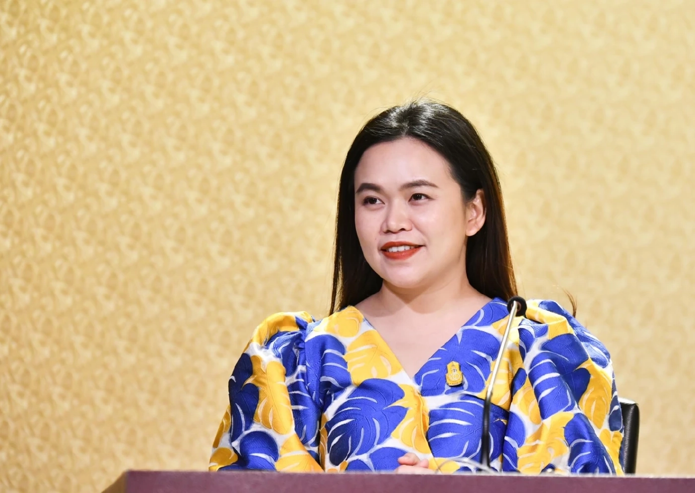 น.ส.ไตรศุลี ไตรสรณกุล รองโฆษกประจำสำนักนายกรัฐมนตรี 