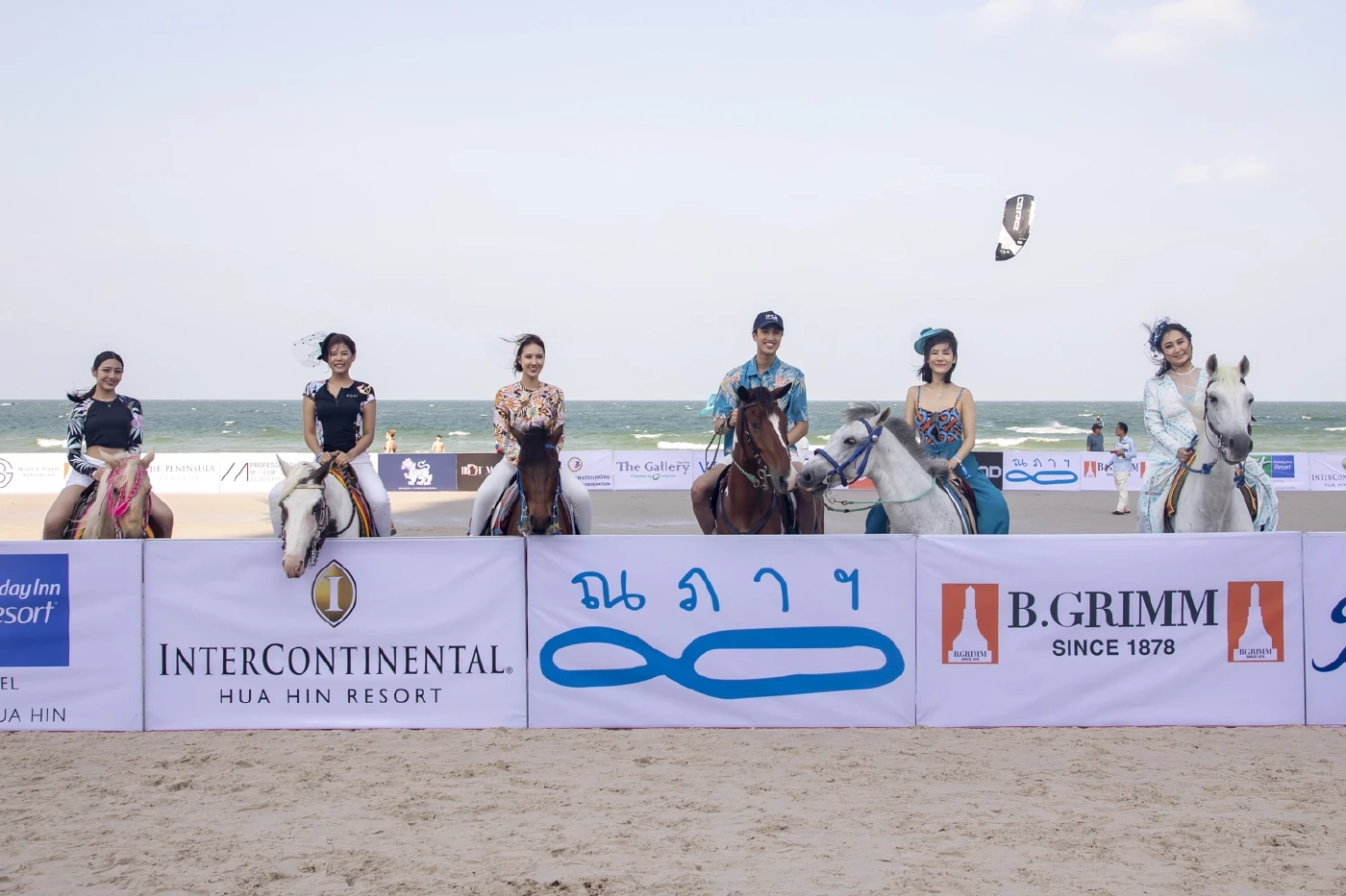 การแข่งขันขี่ม้าโปโลการกุศล “บีช โปโล 2023” เหล่าเซเลบริตี้ ร่วมงานคับคั่ง