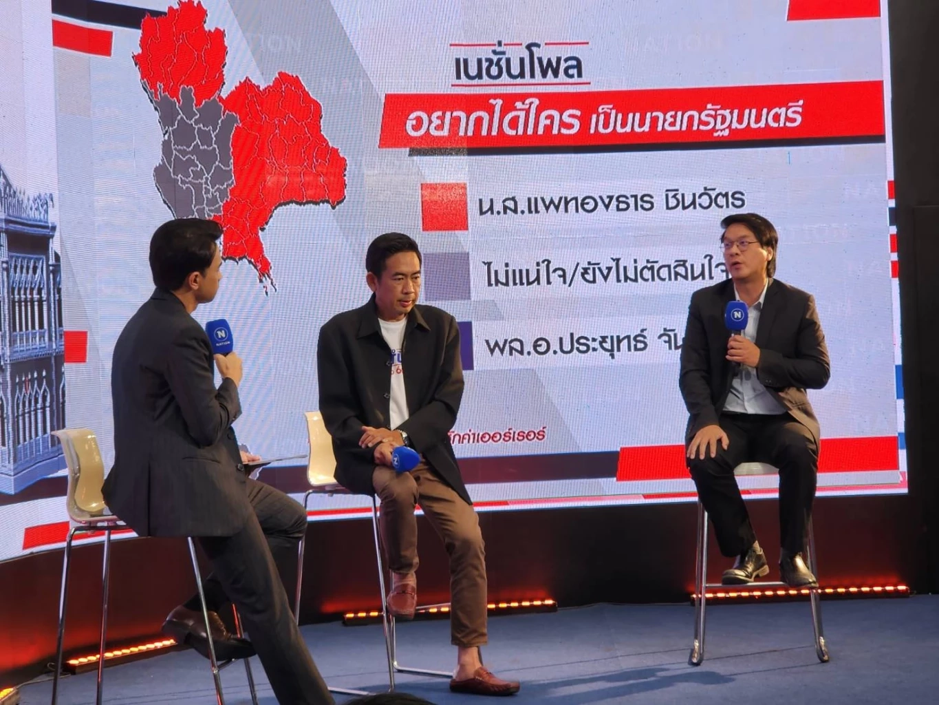 เลือกตั้ง 66 : เปิดผลโหวต เนชั่นโพล ครั้งที่ 1 คน กทม. อยากได้ใคร เป็นนายกฯ