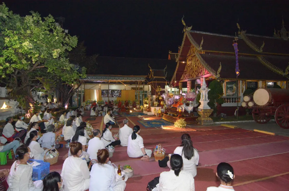 งานบุญ "เป็งปุ๊ด" ตักบาตรพระอุปคุตเที่ยงคืน อ.เชียงคำ 1 ปีมีครั้งเดียว