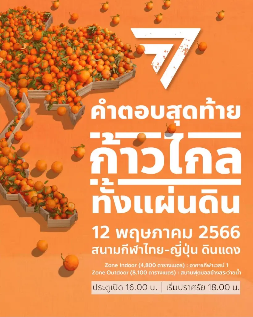 อัพเดตเลือกตั้ง 66 เปิดพิกัดพรรคการเมืองปักหมุด"ปราศรัยใหญ่โค้งสุดท้าย"