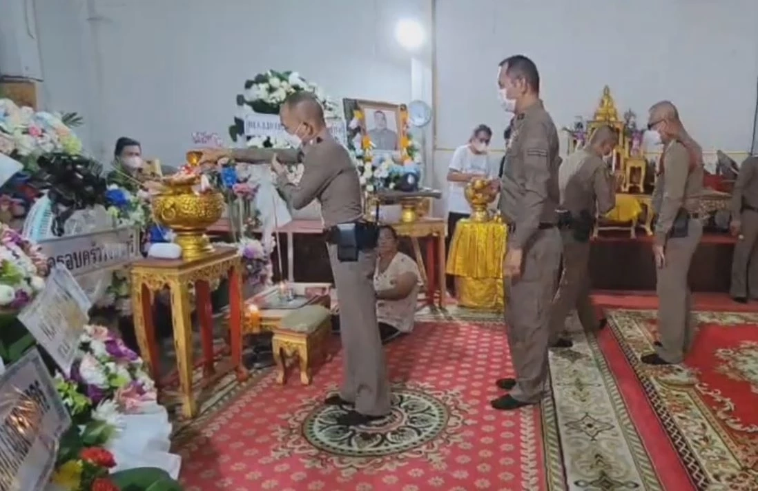 อาลัย "ดาบช้าง" ตำรวจป่วยโรคอ้วน หนัก 218 กก. วูบเสียชีวิต