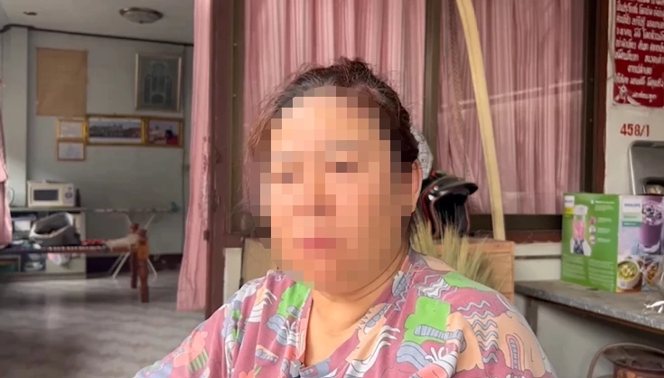 นางบัวทอง นิมิตภาพภูมิ อายุ 54 ปี ผู้บาดเจ็บ