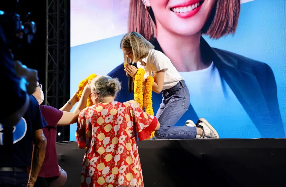 “มาดามเดียร์” ชู “เอิร์ธ พงศกร” คนรุ่นใหม่ ย้ำ ปชป. ไม่เอากัญชาเสรี  