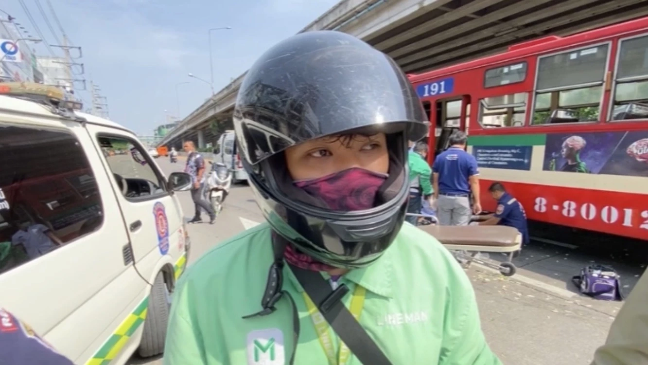 นายวิทูร แสงหิรัญ ไรเดอร์ คนเห็นเหตุการณ์