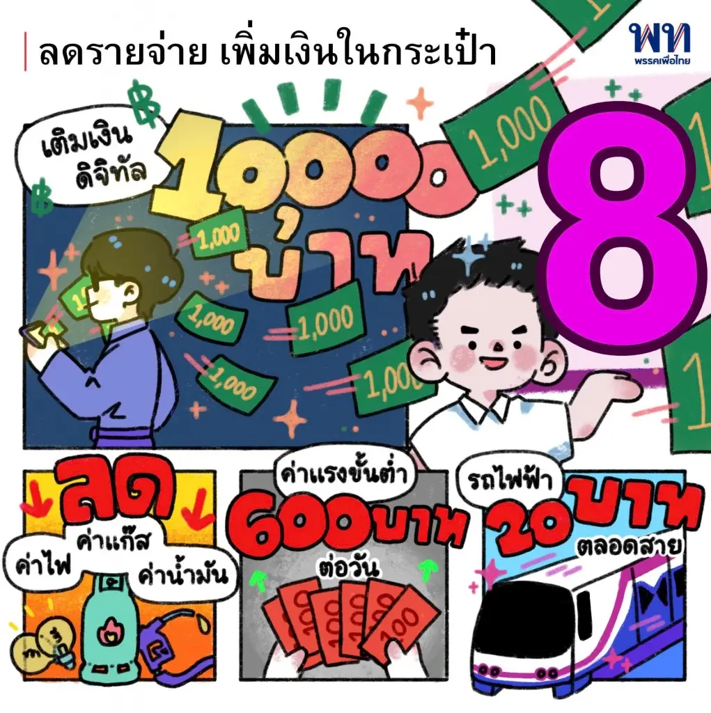 "ดร.ศิลป์ เพื่อไทย" ปล่อยการ์ตูนโปรโมทนโยบายหาเสียง ดึงคะแนนชาวโซเซียล
