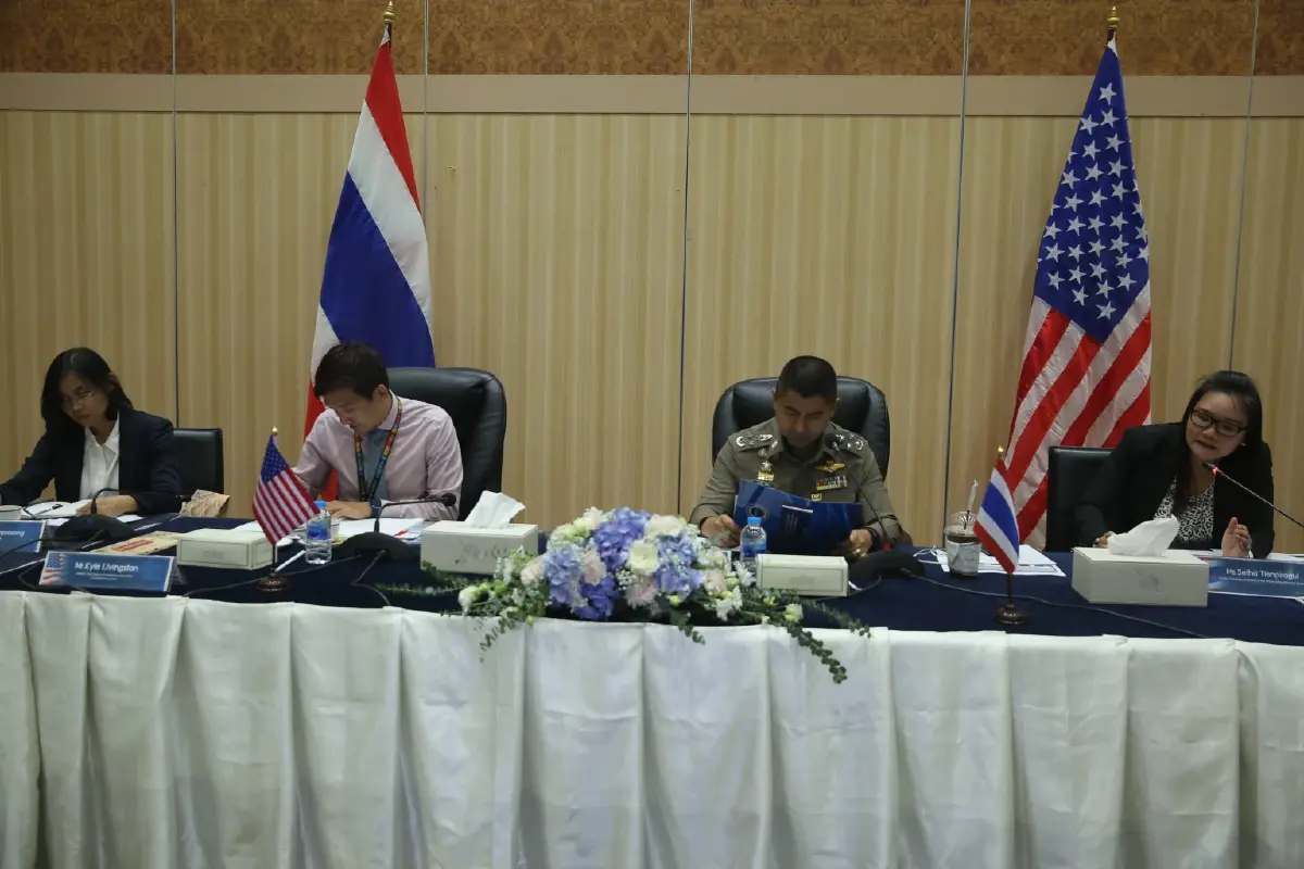 ผบ.ตร.พา ตัวแทนมะกันเยี่ยมชม ศูนย์ปราบปรามล่วงละเมิดเยาวชน ออนไลน์(TICAC)