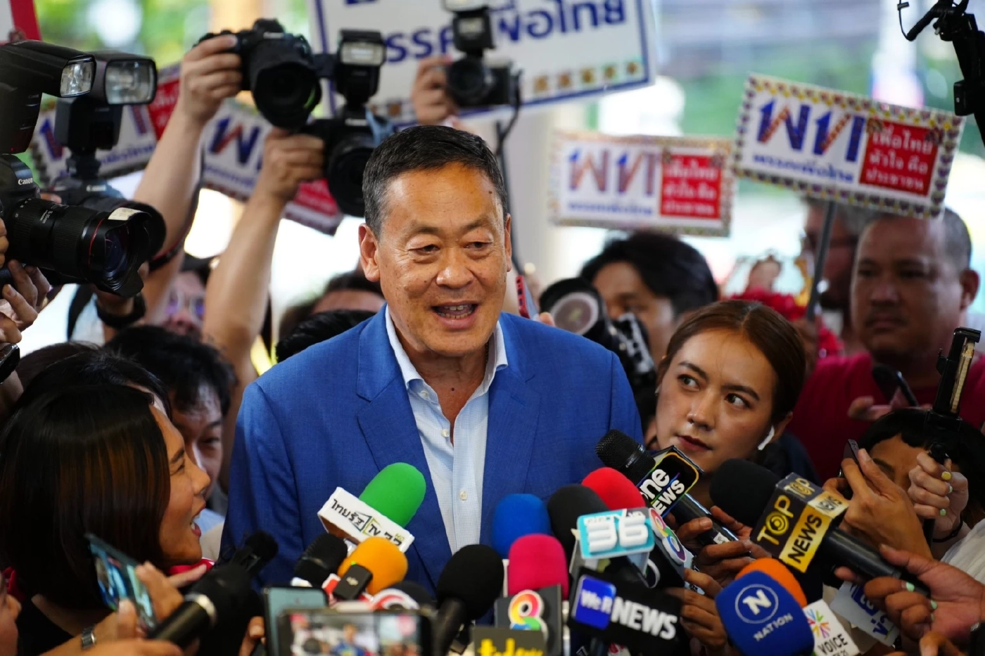 "เศรษฐา" ลุ้นผลเลือกตั้ง66 ลั่นพร้อมเป็นนายกฯ หากพรรคให้โอกาส