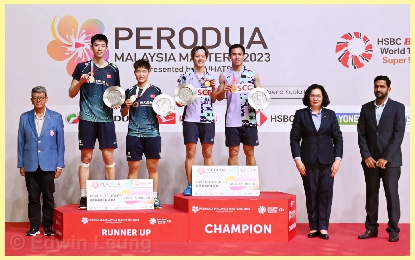 "บาส-ปอป้อ" เฉือนจีน 2-1 เกม ซิวแชมป์แบด มาเลเซีย มาสเตอร์ส 