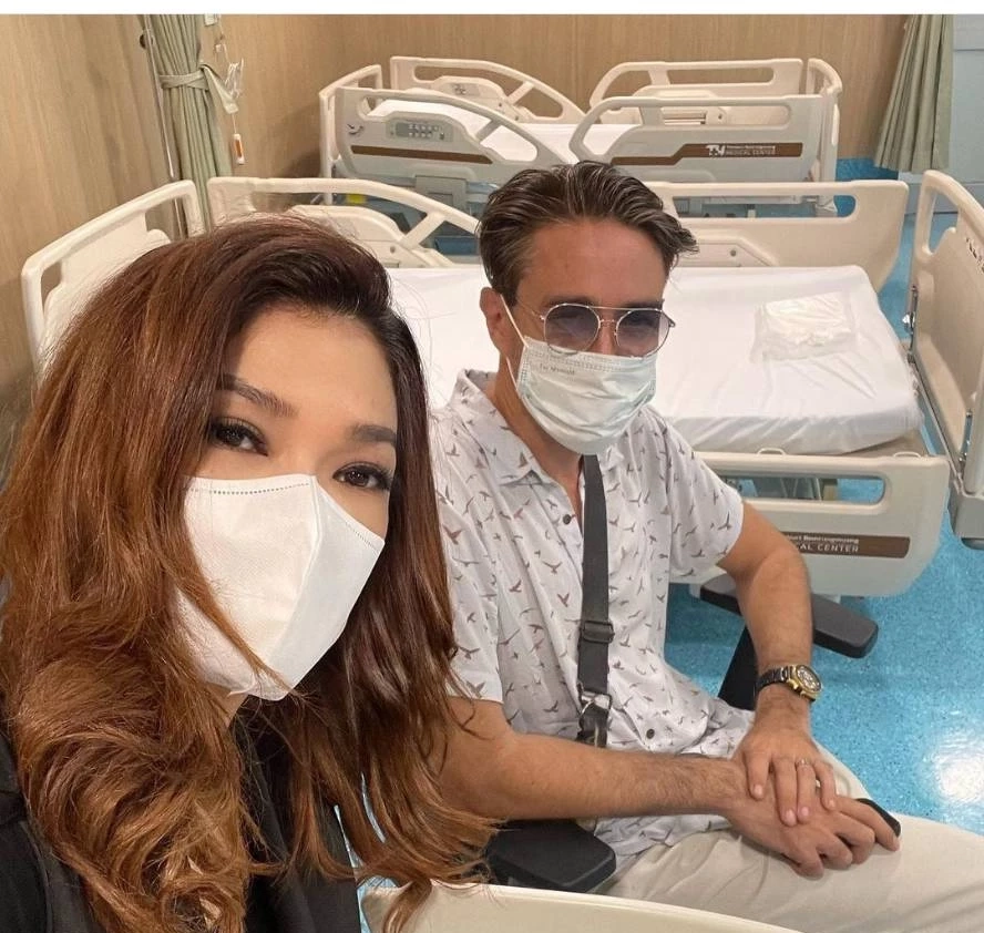 ฮาน่า หกล้มเท้าพลิก ฮิวโก้ รีบมาดูแลภรรยาไม่ห่าง