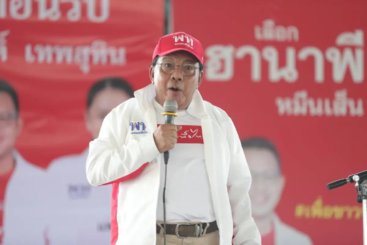 "สมศักดิ์" บินลงใต้ปราศรัย มั่นใจ พรรคได้ส.ส.ใต้คนแรก แย้มมีลุ้นชนะหลายเขต