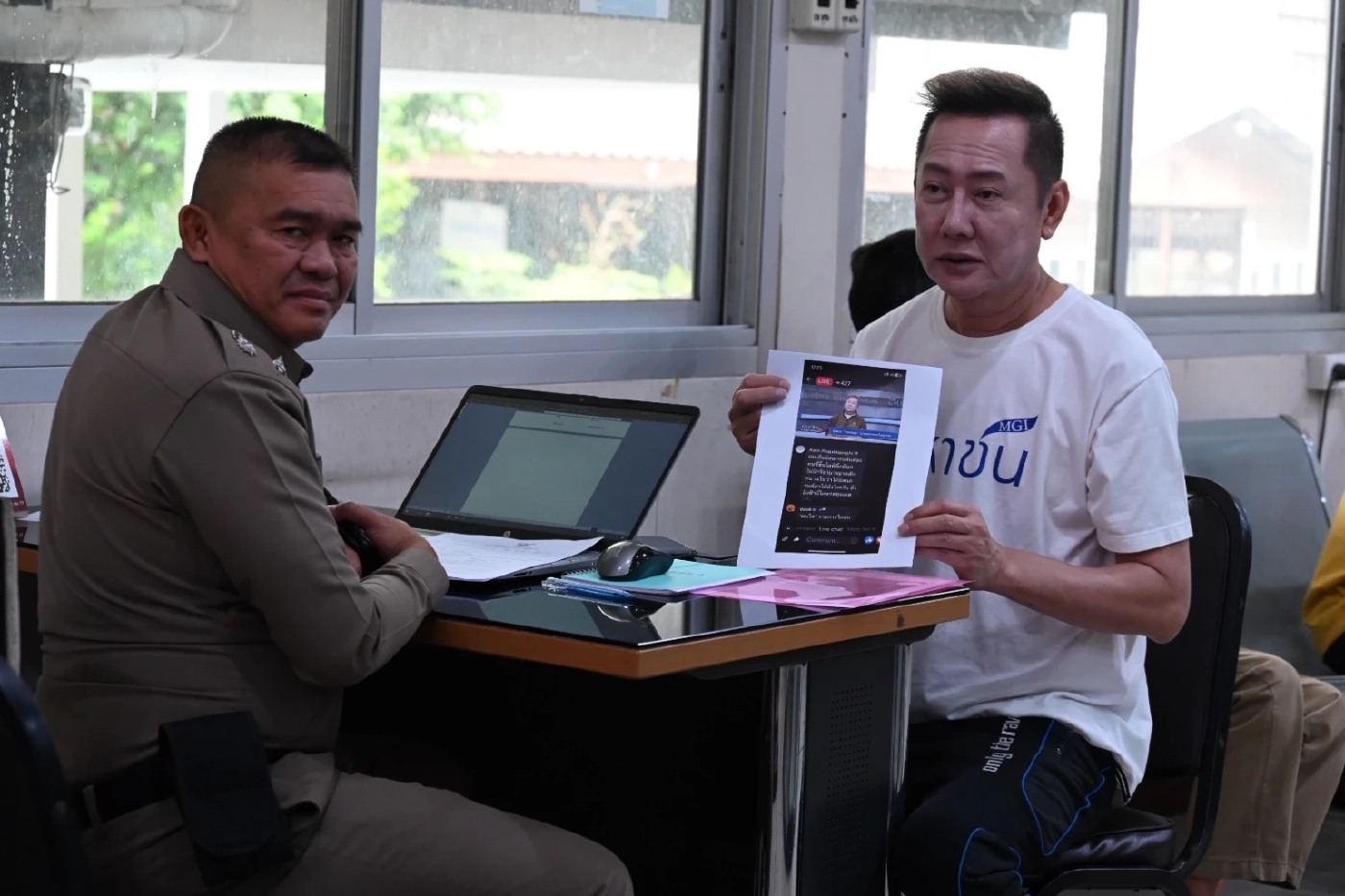 “ณวัฒน์” แจ้งความ “เกรียน คีย์บอร์ด” หลังมาโพสต์ต่อว่า “อิงฟ้า” เสียหาย