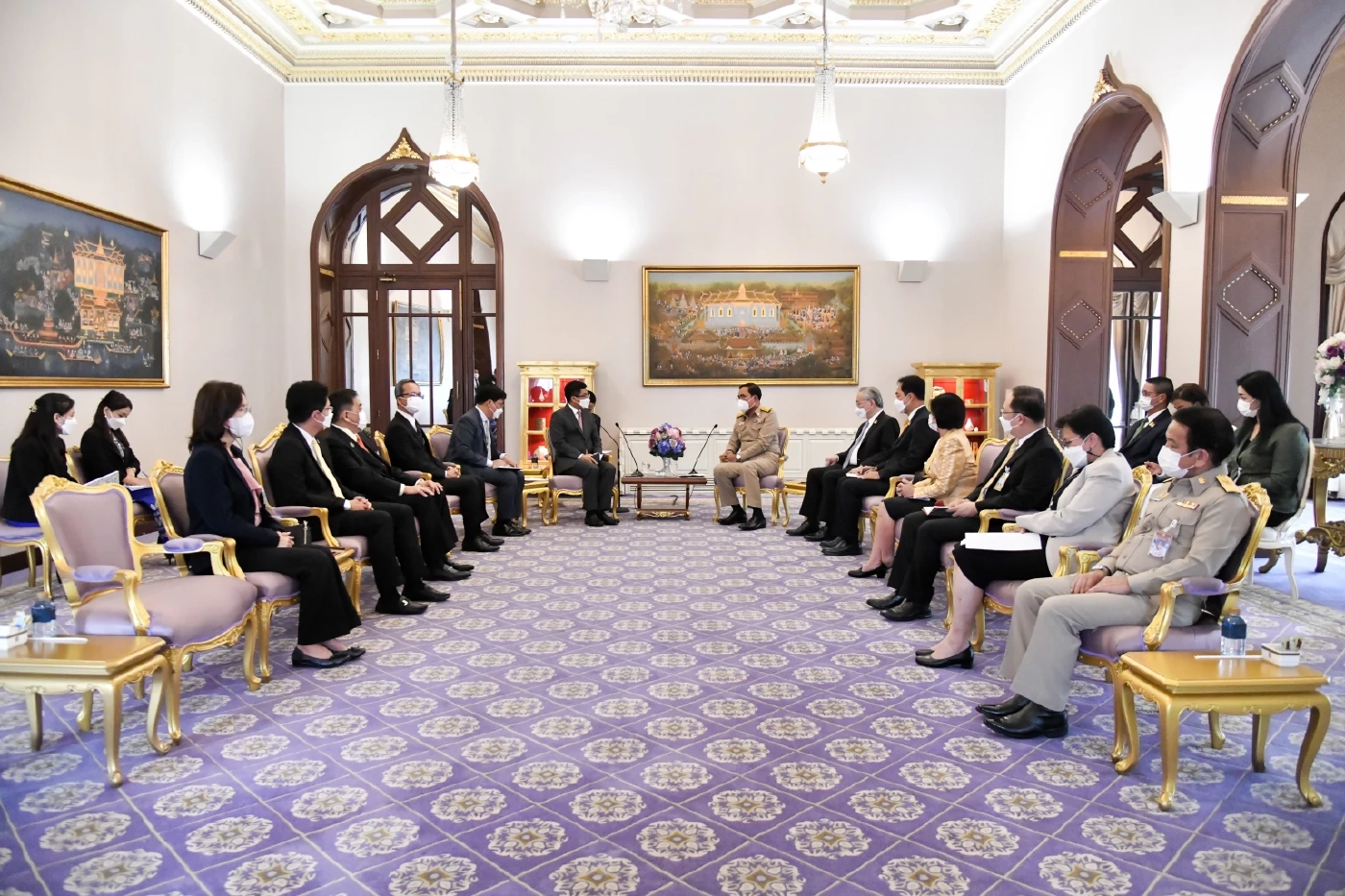 นายกรัฐมนตรี เป็นประธานในพิธีส่งมอบความช่วยเหลือทางมนุษยธรรมแก่สาธารณรัฐแห่งสหภาพเมียนมา กรณีพายุไซโคลนโมคา (Mocha) 