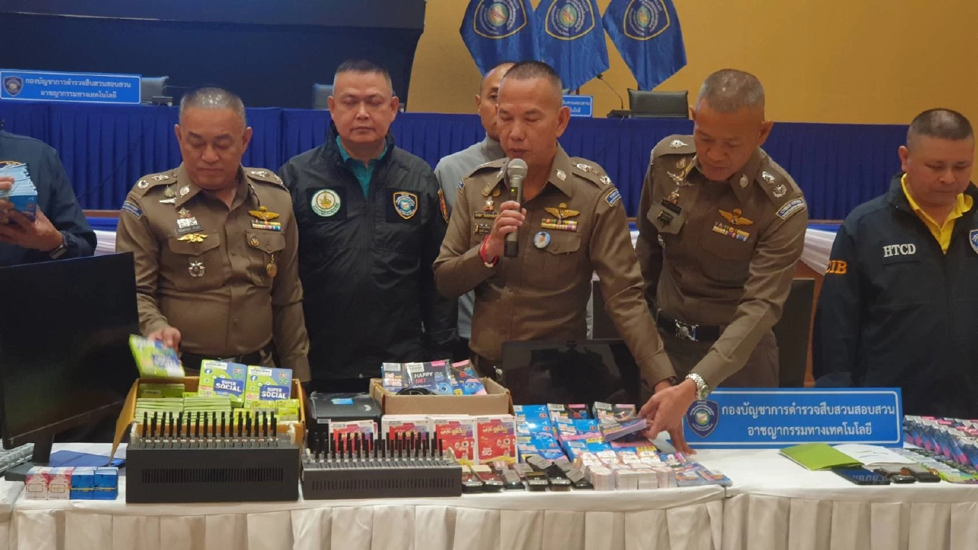 ตร.สอท.รวบ 8 ดีลเลอร์มือถือ เร่ขาย “ซิมม้า” 1.08 แสนเลขหมาย