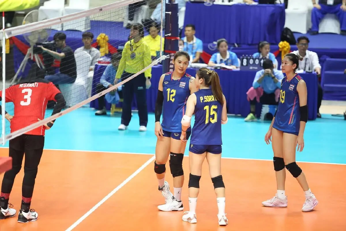 วอลเลย์บอลหญิงทีมชาติไทย อัด อินโดฯ 3-0 เซต ศึก ซีเกมส์ 2023 นัดแรก