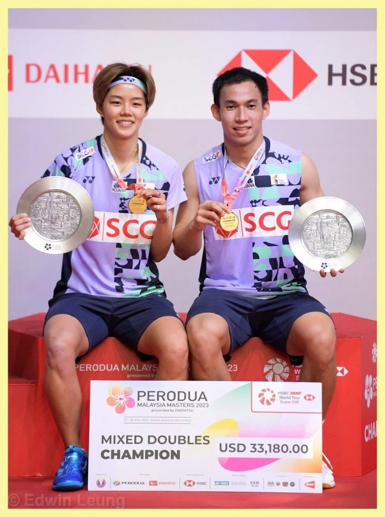 "บาส-ปอป้อ" เฉือนจีน 2-1 เกม ซิวแชมป์แบด มาเลเซีย มาสเตอร์ส 