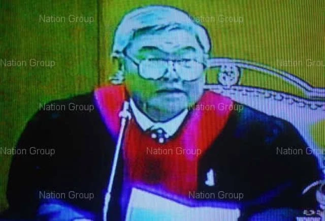 แฟ้มภาพ เหตุการณ์ ศาลรัฐธรรมนูญ อ่านคำวินิจฉัยยุบพรรคไทยรักไทย 