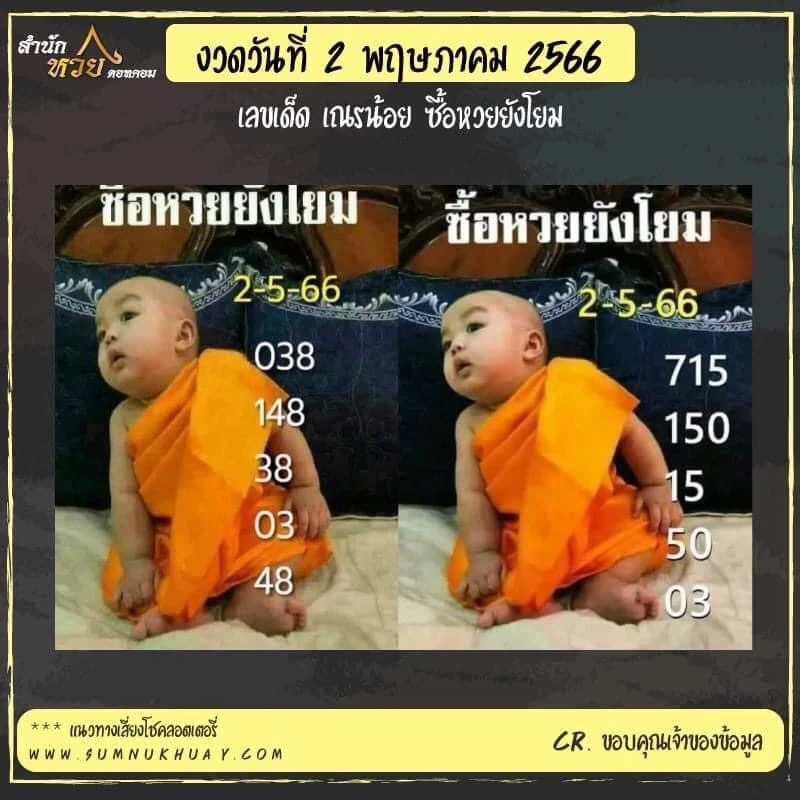 รวมเลขเด็ดเลขดัง เลขดังมาแรง หวยงวด 2/5/66 รวมที่สุดเลขดังจากทุกสำนักสุดปัง