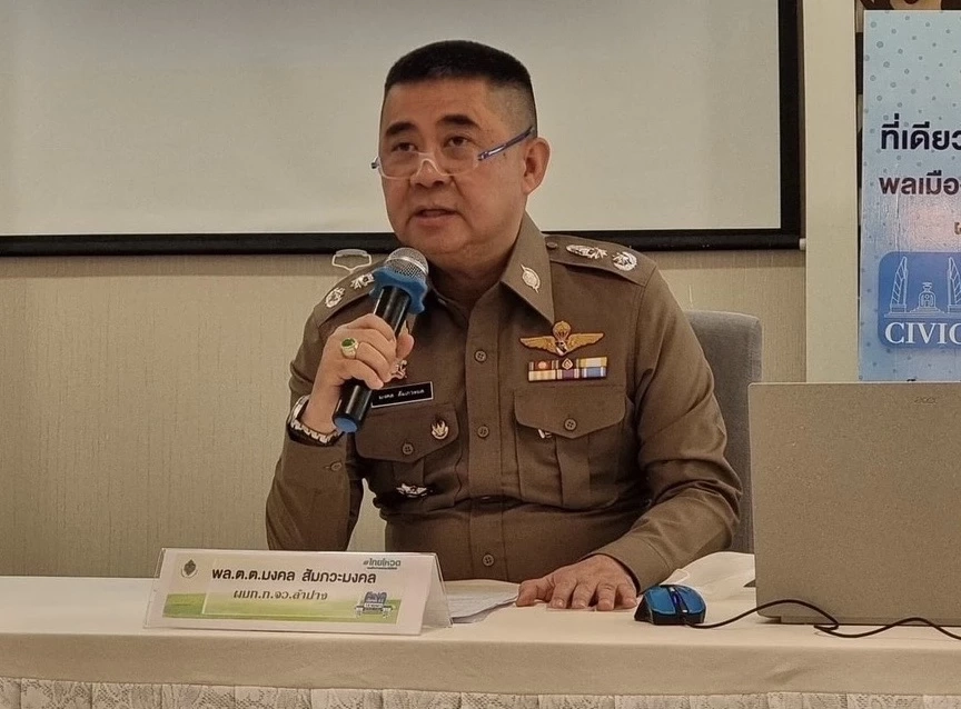  พล.ต.ต.มงคล สัมภวะผล ผบก.ภ.ลำปาง 