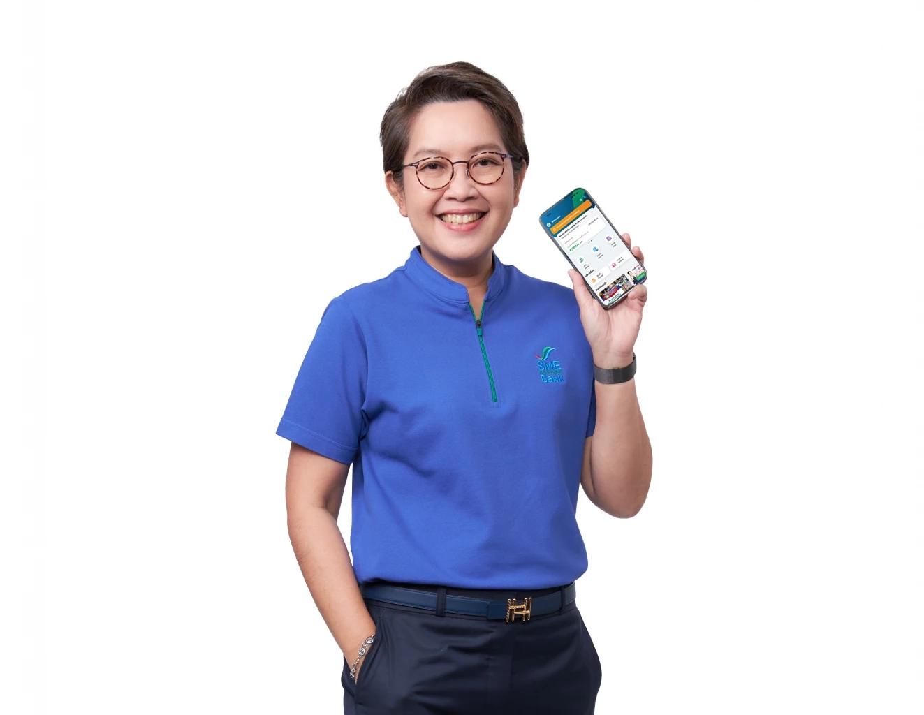 นางสาวนารถนารีรัฐปัตย์ กรรมการผู้จัดการ SME D Bank