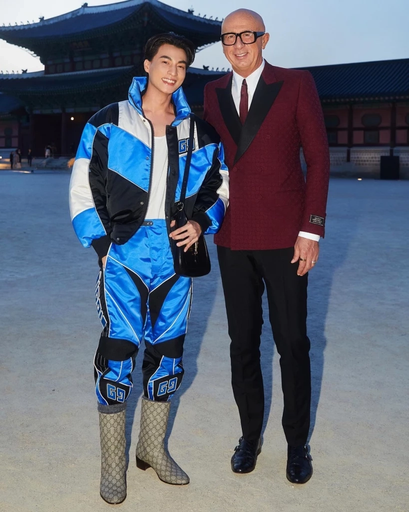 เปิดภาพ "กลัฟ คณาวุฒิ" หนุ่มไทยคนแรก เข้าร่วมงาน GUCCI CRUISE 2024 เกาหลีใต้