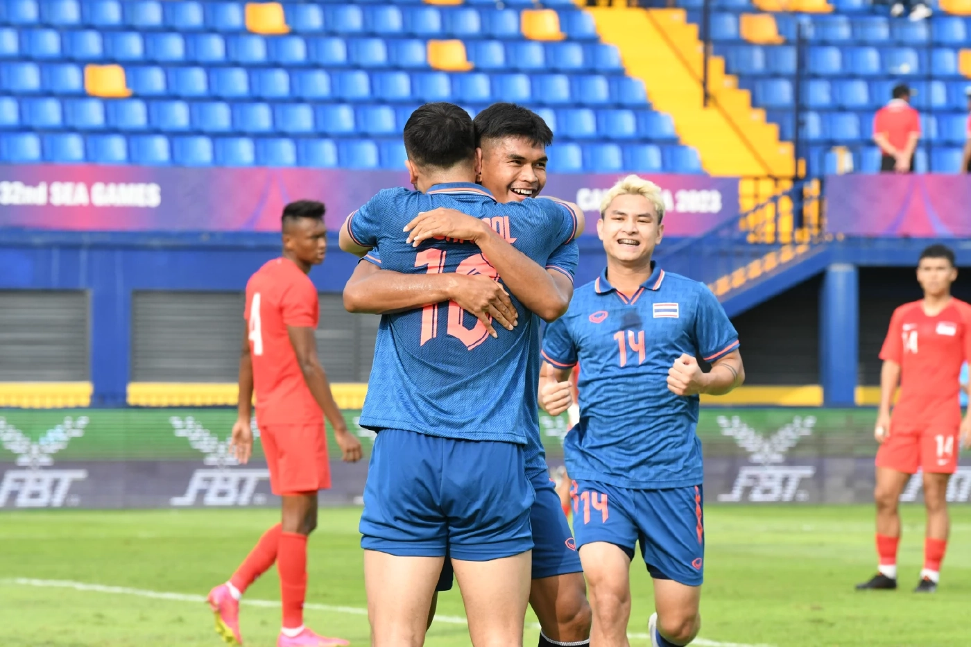 ดูบอลสด "ทีมชาติไทย" ปะทะ "มาเลเซีย" ศึกซีเกมส์นัดสอง