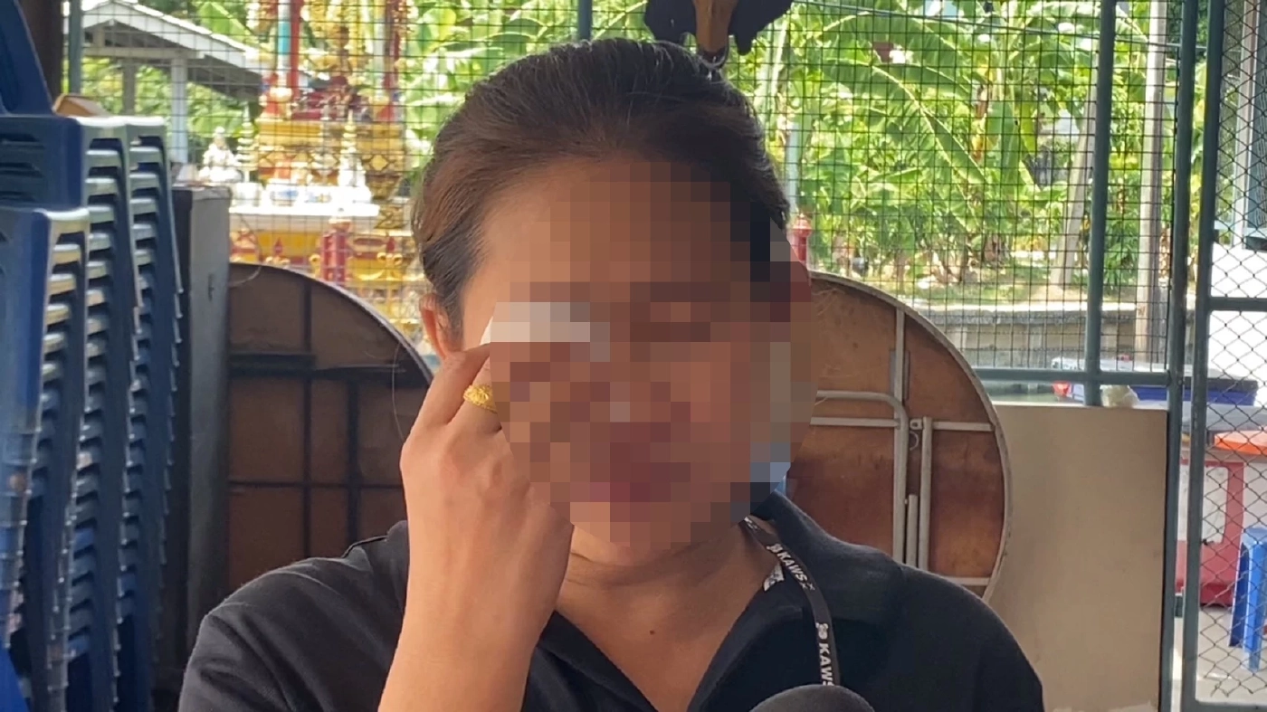 น.ส.วราภรณ์ ศรีวะอุไร อายุ 46 ปี แม่ผู้เสียชีวิต