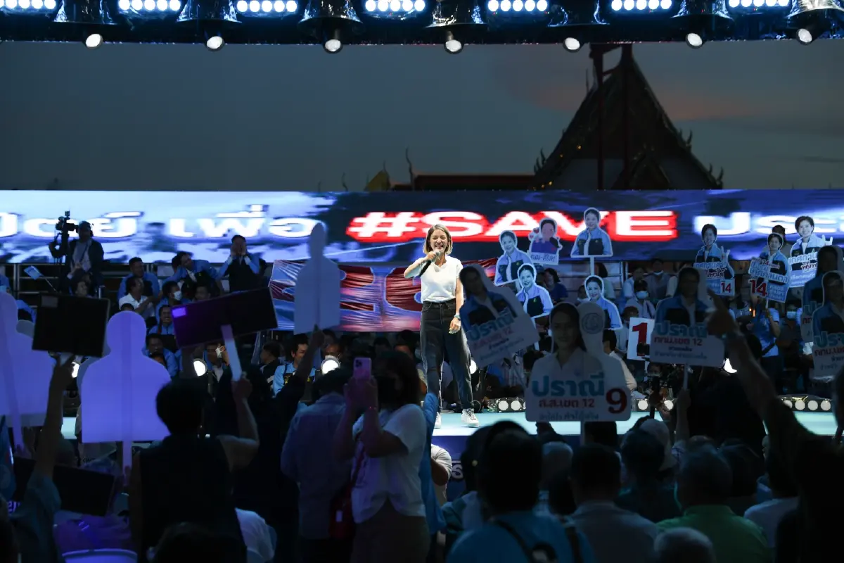 โค้งสุดท้าย! "มาดามเดียร์" ชวนคนไทยเลือก "ปชป." เป็นแกนนำจัดตั้งรัฐบาล
