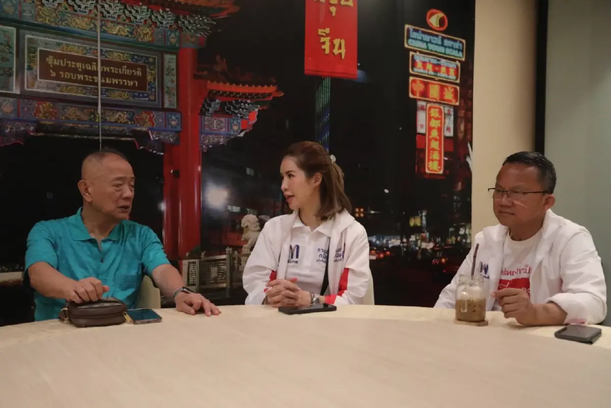 “สมศักดิ์” เข้ากรุง พา “กานต์กนิษฐ์” เดินหาเสียงเยาวราช 