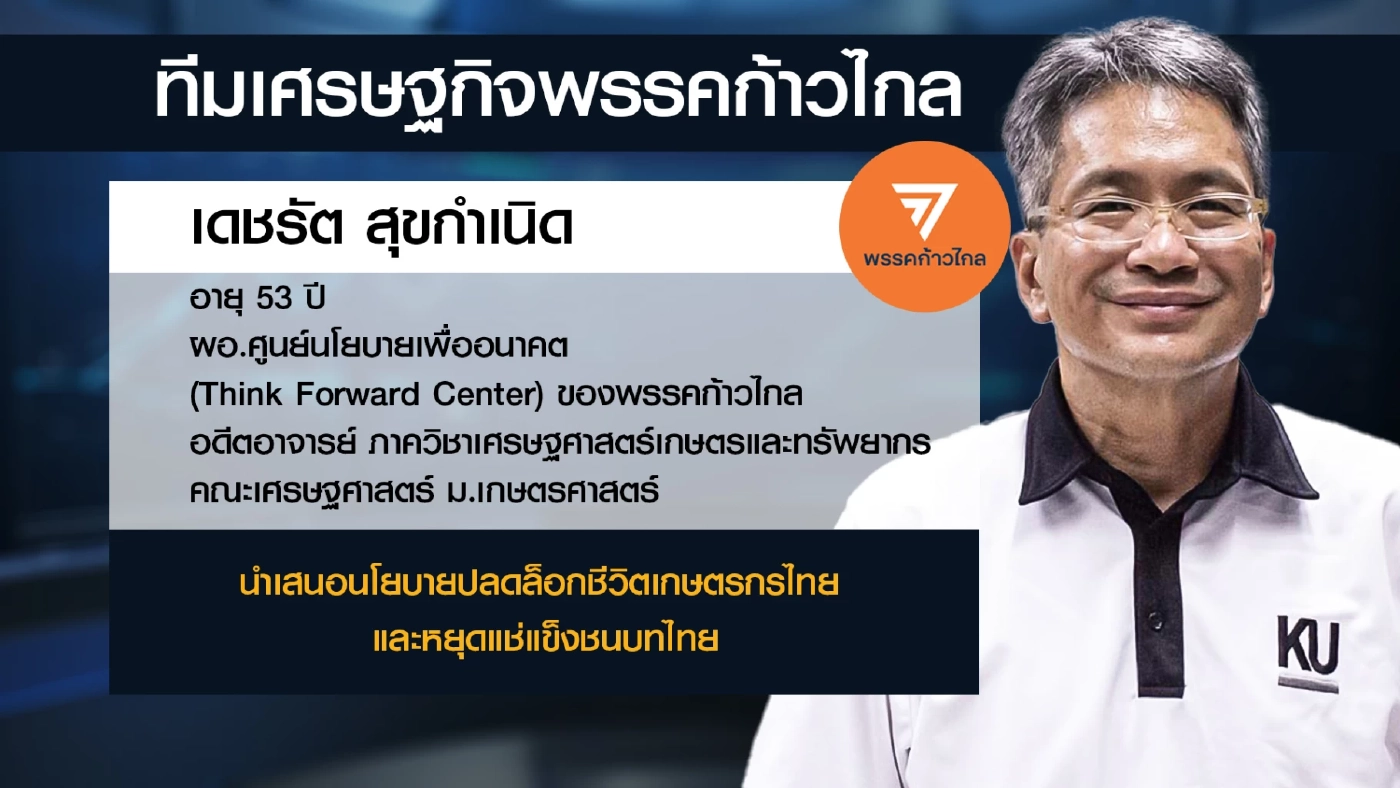 เทียบฟอร์มทีมเศรษฐกิจพรรค 'ก้าวไกล-เพื่อไทย'