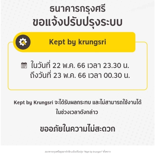 เช็กเลย ! 3 แบงก์ปิดปรับปรุงระบบเดือนพ.ค.มีวันไหนกันบ้าง