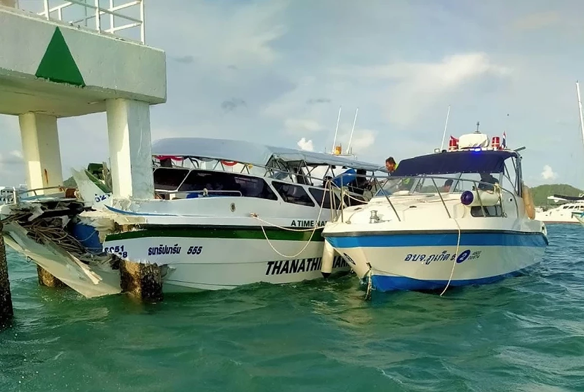 เจ้าท่าภูเก็ต สั่งระงับใช้"สปีดโบ๊ท"ชนตอม่อ ตร.เร่งสอบหาสาเหตุ