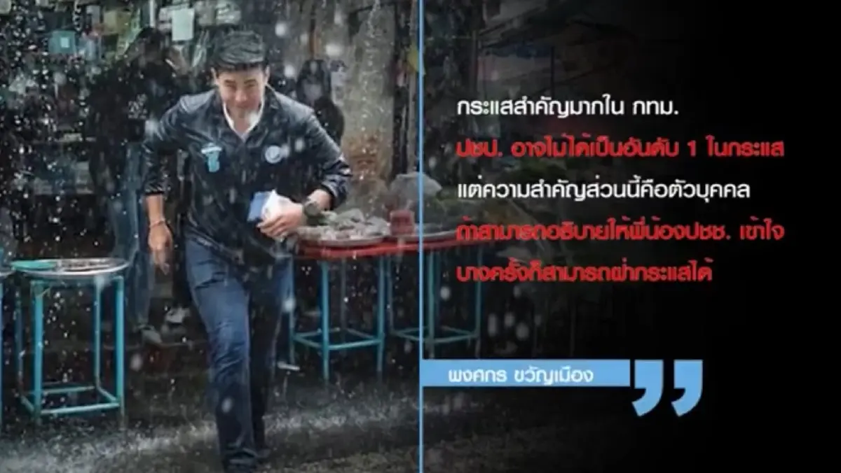 "เอิร์ธ พงศกร" ไม่สนผลโพล ขอใช้ความตั้งใจเป็นเครื่องพิสูจน์