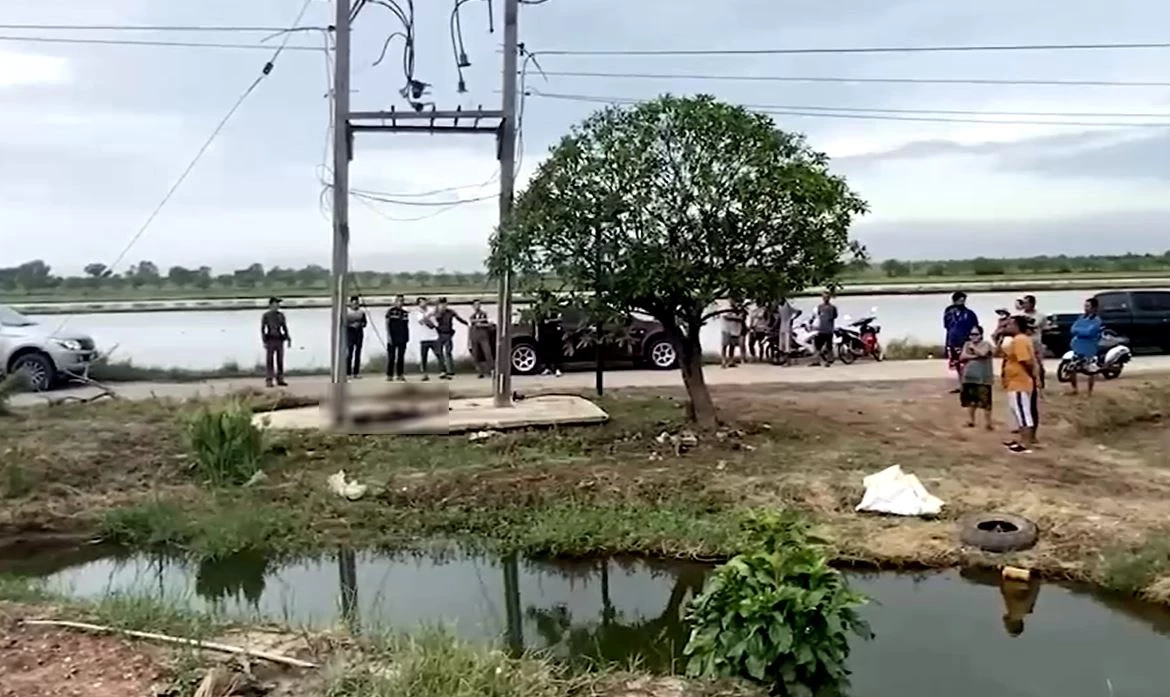 กรรมตามทัน หนุ่มลักตัดสายไฟ ถูกซ็อตร่วงจากเสา ดับสลด
