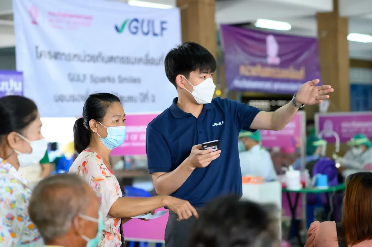 “GULF Sparks Smiles มอบรอยยิ้มสดใสให้ชุมชน” พร้อมลงพื้นที่ชุมชนทิพพาวาส