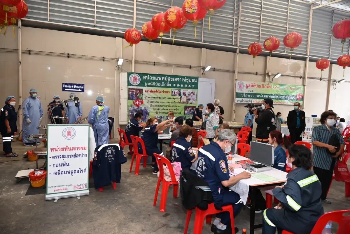 "มูลนิธิป่อเต็กตึ๊ง"แถลงผลดำเนินการปี 65 ใช้งบ 400 ล.ในการช่วยชีวิตปชช.