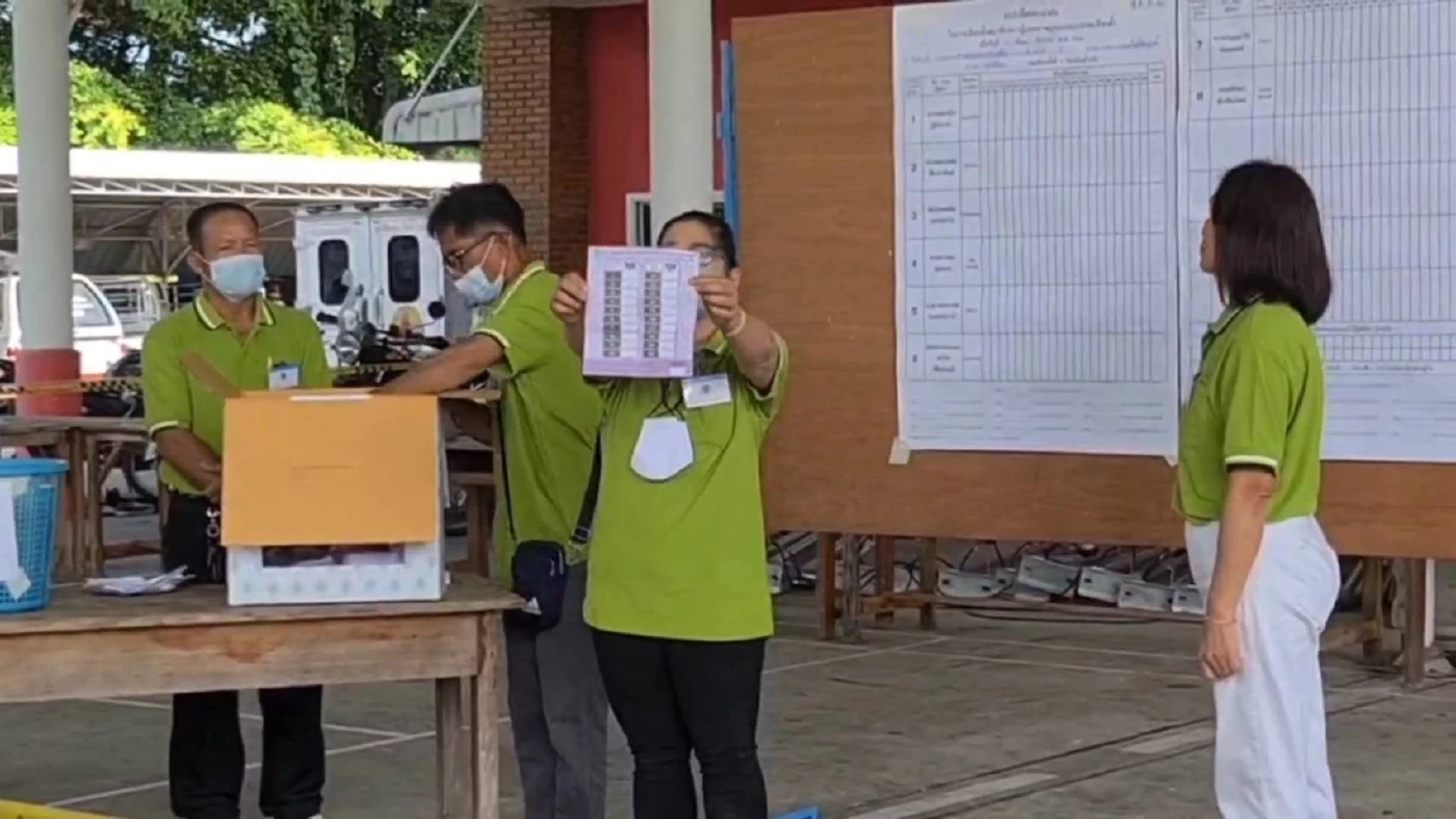 นับคะแนนเลือกตั้งใหม่จ.สุโขทัย