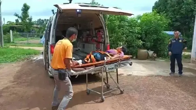 นายทศพล พาห้วย อายุ 27 ปี ผู้ก่อเหตุ
