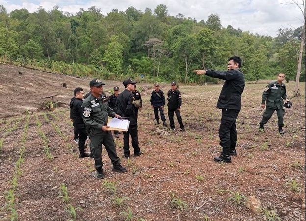 ปทส. สนธิป่าไม้ บุกยึดพื้นที่อดีตผู้นำชุมชน รุกป่าสงวน ไม่เกรงกลัวกฎหมาย