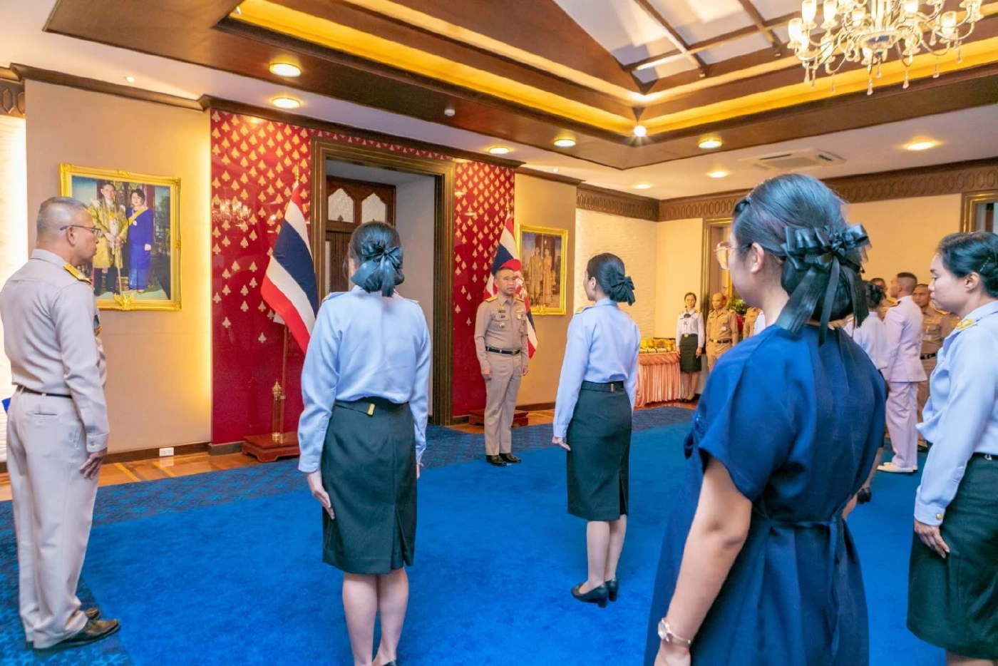 "ผบ.ทร." เป็นประธานพิธีบรรจุขรก. ทดแทนกำลังพลเรือหลวงสุโขทัย ที่เสียชีวิต