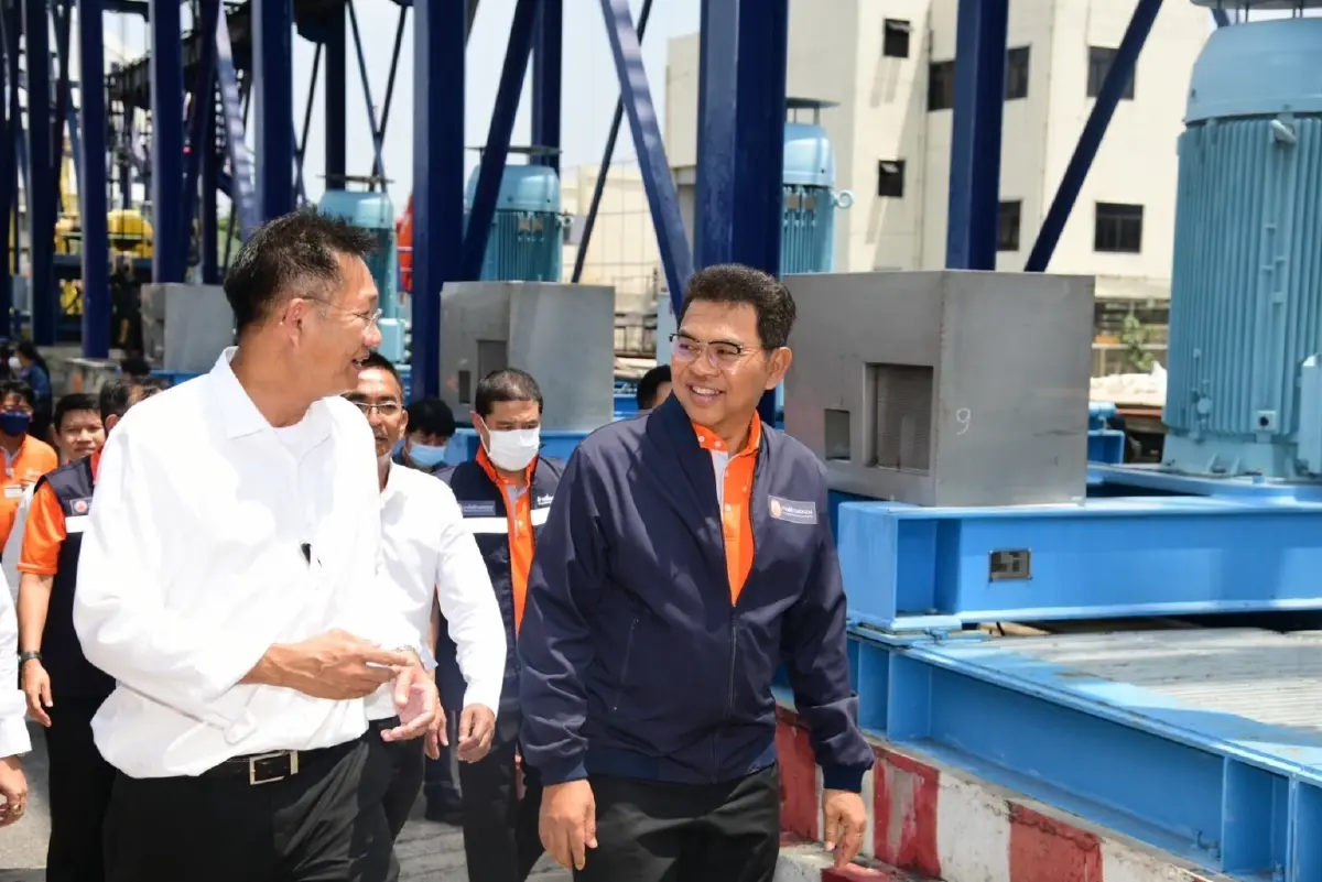 ผู้ว่าการ MEA ลงพื้นที่ตรวจสอบระบบไฟฟ้าสถานีสูบน้ำพระโขนง ร่วมกับ กทม. ดูแลระบบระบายน้ำช่วงฤดูฝน