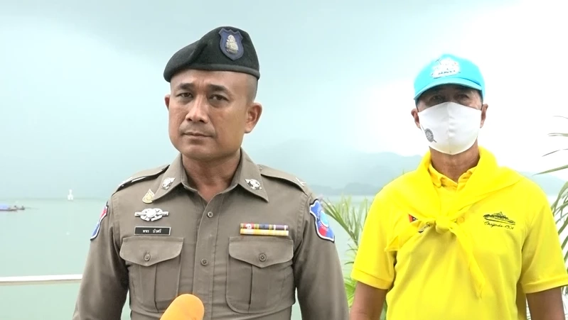 ด.ต.พชร บัวศรี ผู้บังคับหมู่สถานีตำรวจท่องเที่ยว 1 กองกำกับการ 3 รับผิดชอบสงขลาและสตูล