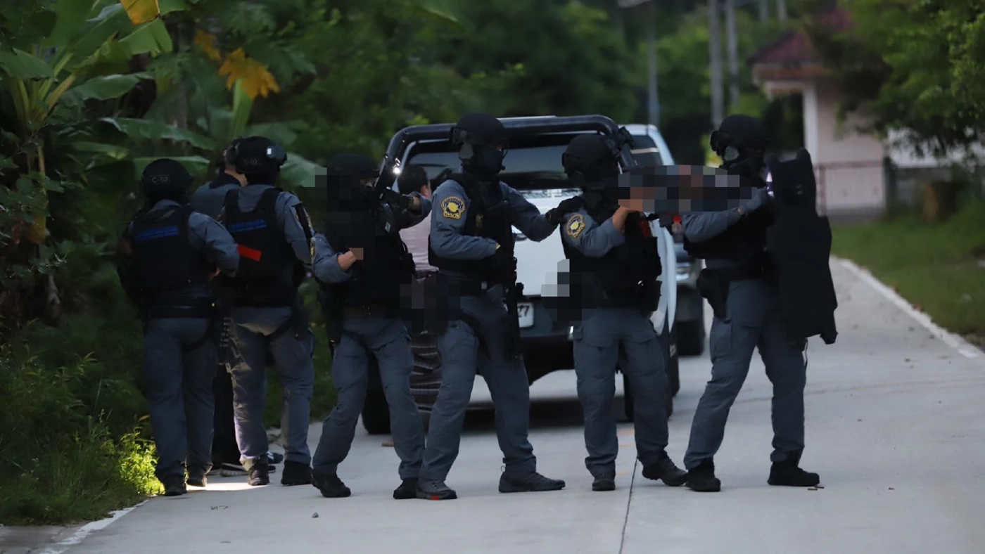 หนุมานกองปราบ ลุยค้น 8 จุด ยะลา-นราธิวาส ไล่ล่าปิดบัญชีแก๊งเรียกค่าไถ่โหด