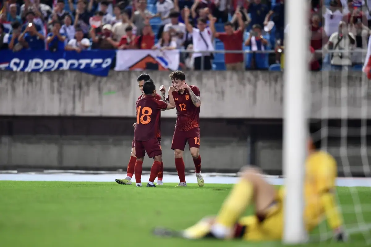 "ทีมชาติไทย" โดน ไต้หวัน ไล่เจ๊า 2-2 เกมอุ่นเครื่องฟีฟ่าเดย์