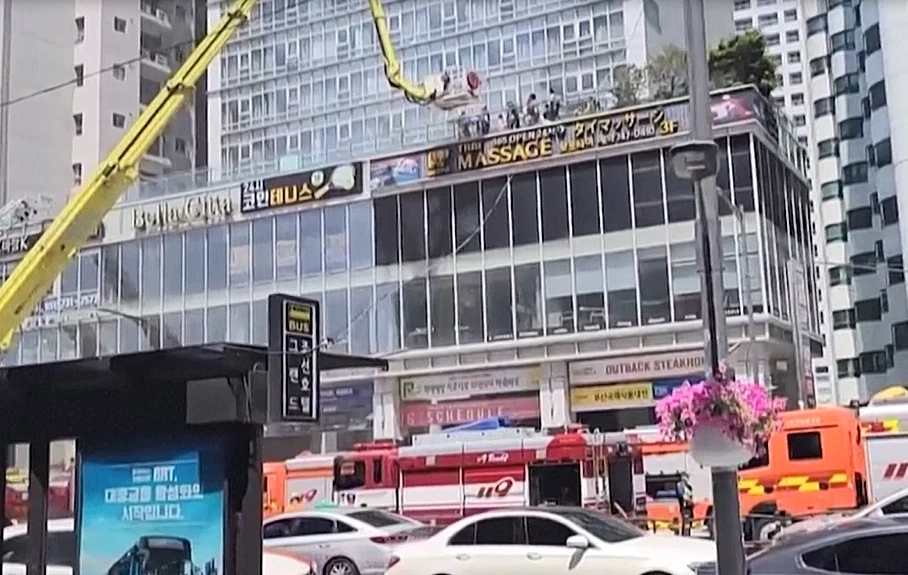 ไฟไหม้โรงแรมในเกาหลีใต้ อพยพเกือบ 170 คน