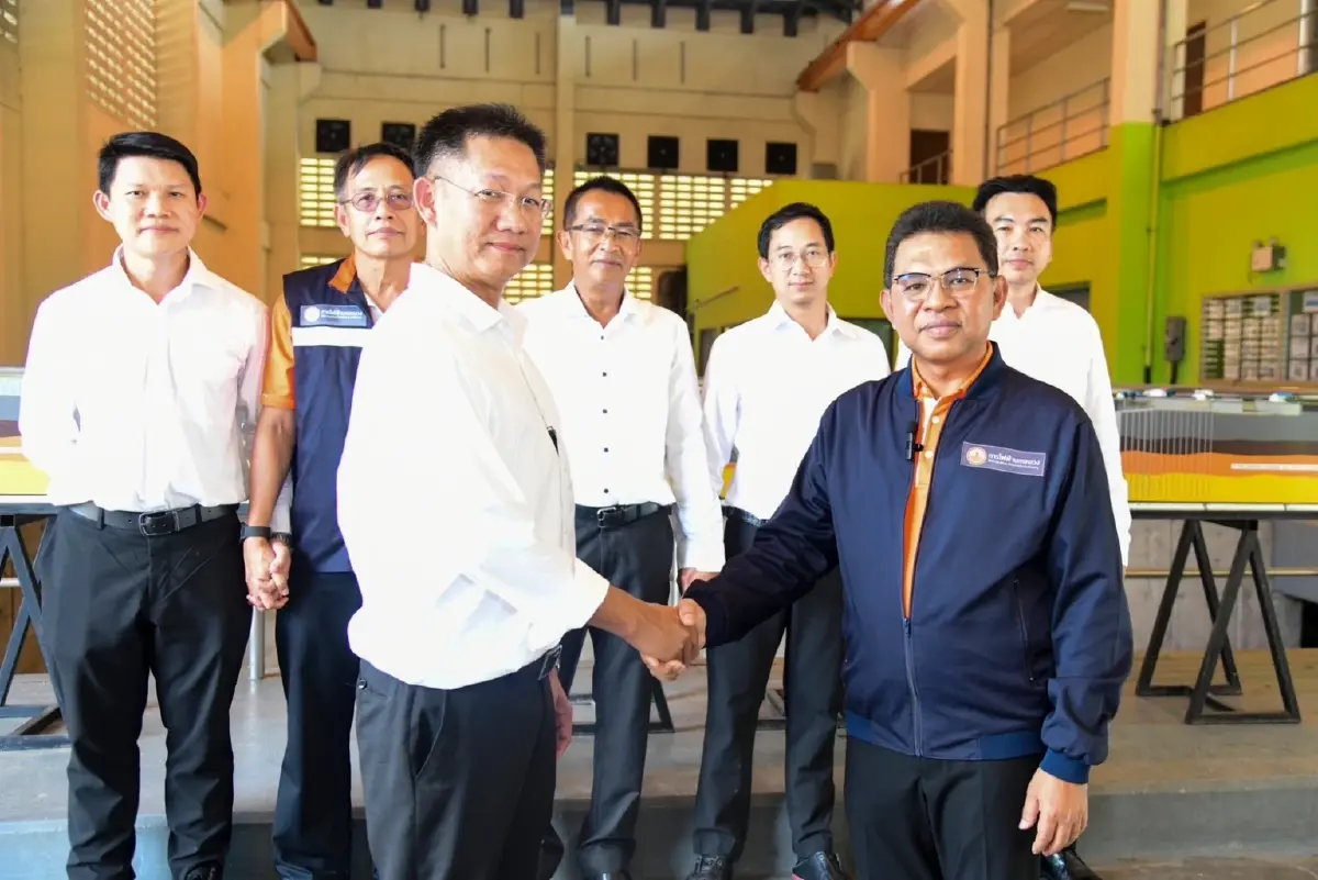 ผู้ว่าการ MEA ลงพื้นที่ตรวจสอบระบบไฟฟ้าสถานีสูบน้ำพระโขนง ร่วมกับ กทม. ดูแลระบบระบายน้ำช่วงฤดูฝน