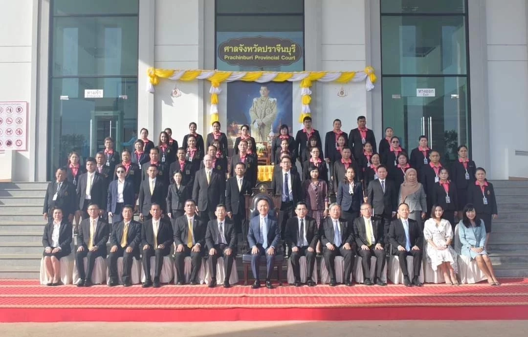 "โชติวัฒน์" ปธ.ศาลฎีกา ตรวจเยี่ยมศาลในจังหวัดปราจีนบุรี-นครนายก