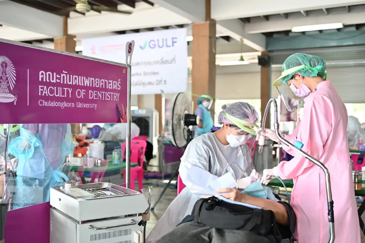 กัลฟ์ ผนึก ทันตะ จุฬาฯ ลงพื้นที่จัดกิจกรรม GULF Sparks Smiles 2023 หน่วยที่2