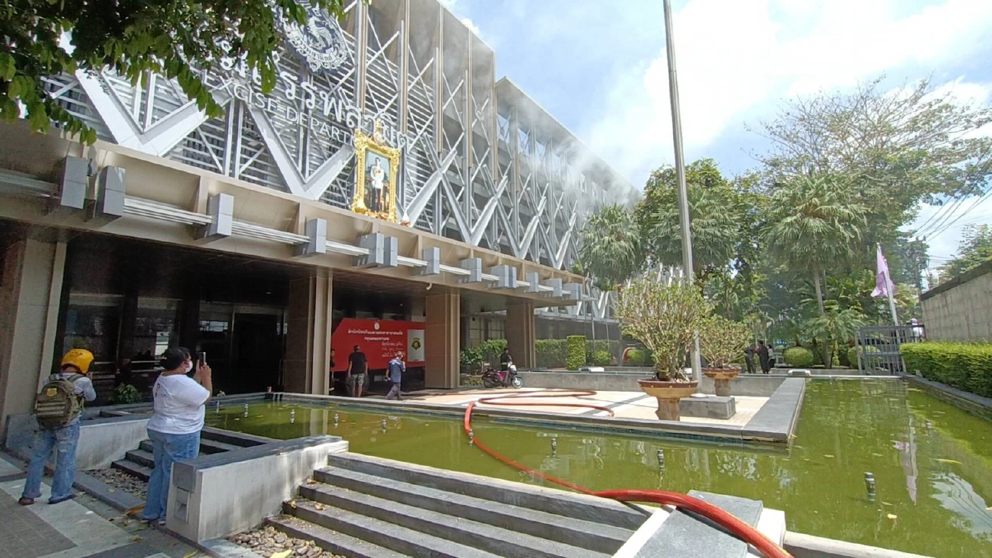 เพลิงไหม้ห้องเอกสาร ชั้น 3 กรมสรรพสามิต ซ้ำรอยปี 64